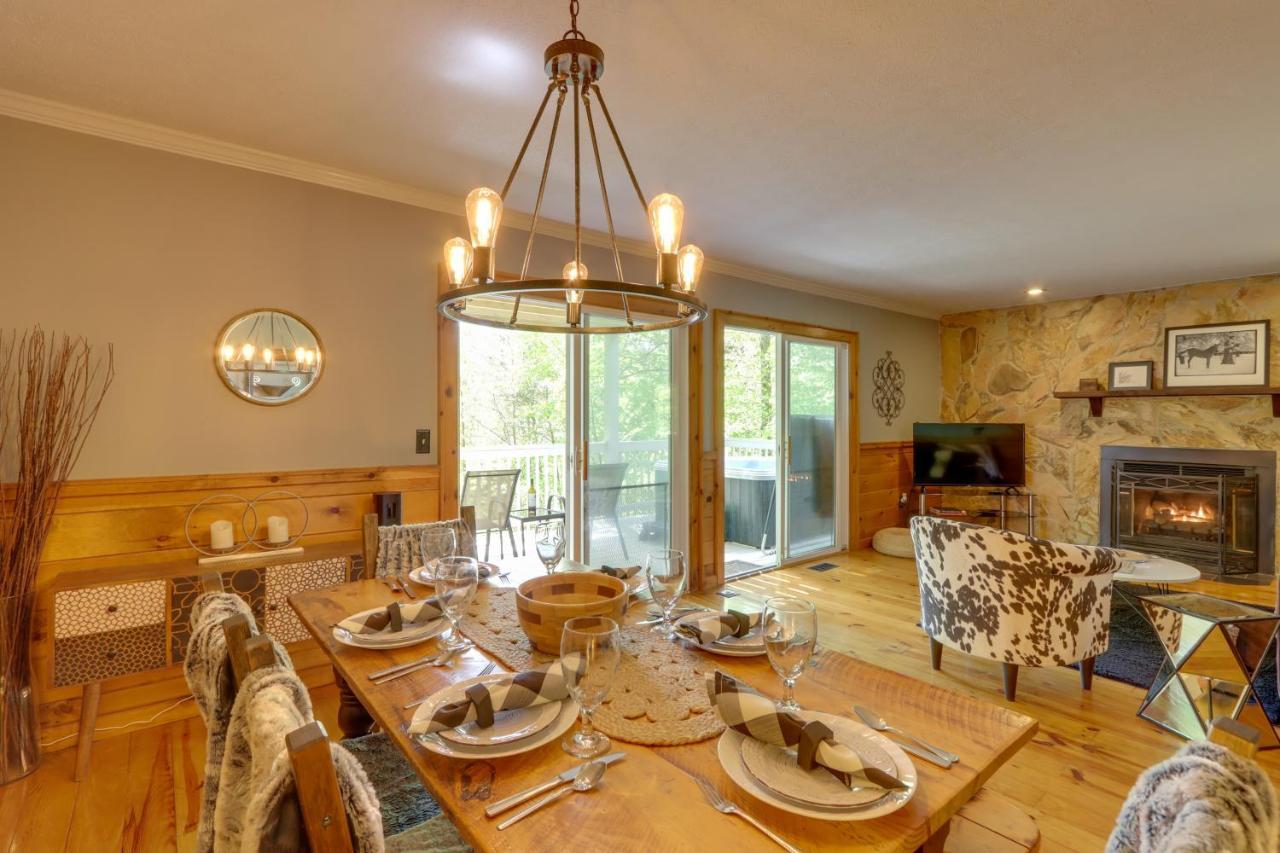 Blue Ridge Getaway With Hot Tub And Seasonal View! Villa Екстериор снимка